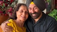 Sunny Deol Shares Adorable Photos with Mother Prakash Kaur on Her Birthday (View Pics)