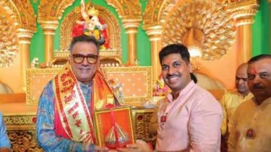Ganesh Chaturthi 2025: Boman Irani Performs Maha Aarti at Pune's Shrimant Bhausaheb Rangari Ganpati Mandal, Says Lord Ganesha Has Already Given Him Everything
