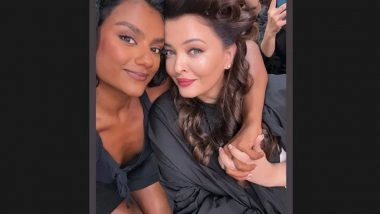 Paris Fashion Week 2025: ‘Bridgerton’ Star Simone Ashley Shares Selfie with Aishwarya Rai Bachchan, Both Shine in Elegant Black Outfits (See Pic)