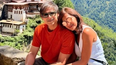 Vivek Oberoi Celebrates Birthday With Wife Priyanka Alva Oberoi at Tiger’s Nest, Says ‘Away From the World, Closer to Myself’ (View Pic)