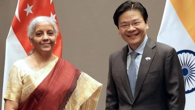 Lawrence Wong India Visit: Finance Minister Nirmala Sitharaman Meets Singapore PM, Discusses Strengthening Comprehensive Strategic Partnership (See Pics)