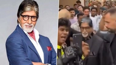 Amitabh Bachchan Lookalike Gets Mobbed in Dubai As Visitors Mistake Him for Bollywood Legend; Video Goes Viral (Watch)
