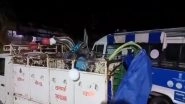 Ganpati Visarjan Tragedy in Jashpur: 3 Dead and 22 Injured As Speeding Car Rams Into Ganesh Idol Immersion Procession in Chhattisgarh; Driver Arrested (Watch Video)