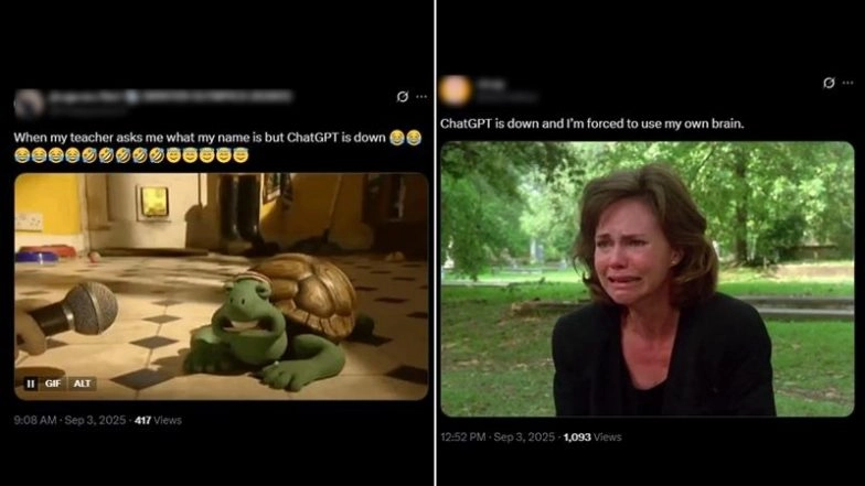 ChatGPT Is Down, But Internet Is High on Humour! Users Flood X Timeline With Funny Memes and Jokes After OpenAI Chatbot Undergoes Global Outage