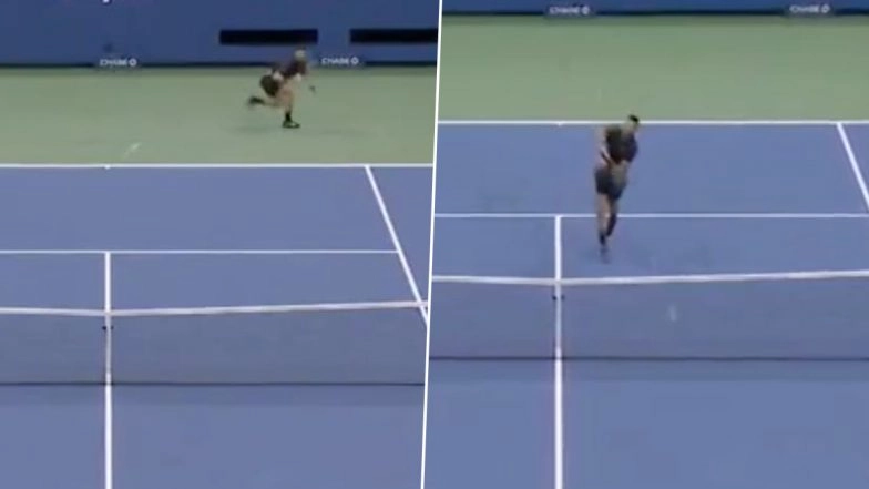 Novak Djokovic Saves Break Point And Wins 25-Shot Rally Against Taylor Fritz During Men’s Singles US Open 2025 Quarter-Final Match (Watch Video)