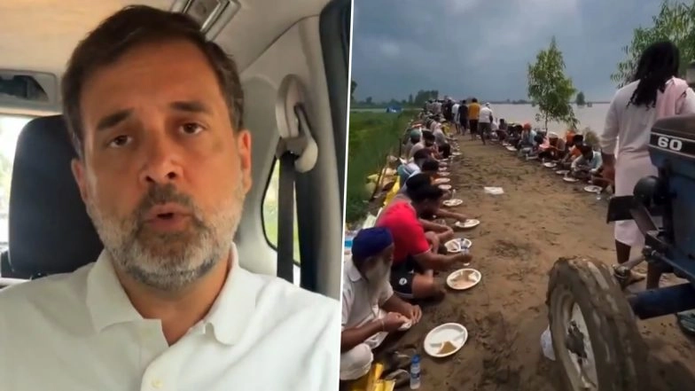 Rahul Gandhi Urges PM Modi To Announce Relief Package for Flood-Hit States