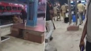 Deoria: Transgenders Attack RPF Personnel at Railway Station Over Passenger Extortion in UP, Video Surfaces