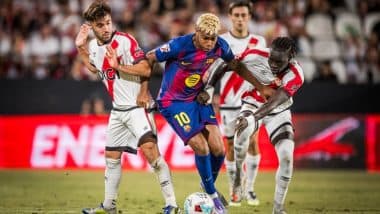 La Liga 2025–26: Lamine Yamal Scores As Barcelona Draw 1–1 Against Rayo Vallecano (Watch Goal Video Highlights)