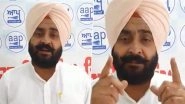 AAP MLA Harmeet Singh Dhillon Pathanmajra Flees Police Custody After Arrest in Punjab, Allegedly Opens Fire During Escape