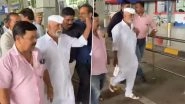 Arun Gawli Walks Out of Nagpur Central Jail After 18 Years As Supreme Court Grants Him Bail in Murder Case of Shiv Sena Corporator Kamlakar Jamsandekar (Watch Videos)