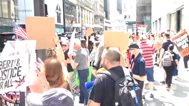 Labor Day Protests in US: Thousands Rally Across US Demanding Worker Protections and Opposing Donald Trump Policies (Watch Videos)