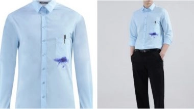 INR 72K Moschino ‘Ink Leak’ Pocket Shirt Goes Viral: Netizens Amused by the Quirky ‘Daag Acche Hain?’ Luxury Fashion Design (See Pics)