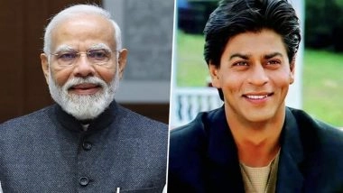 PM Narendra Modi Birthday: Shah Rukh Khan Extends Heartfelt Wishes to the Prime Minister at 75; Says ‘His Pace and Energy Leaves Young People Behind’ (Watch Video)