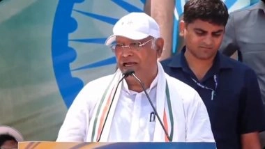 Voter Adhikar Yatra: Bihar’s Double Engine Government Will Be Voted Out in 6 Months, Says Congress Chief Mallikarjun Kharge