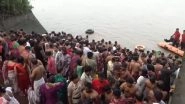 Subho Mahalaya 2025: Devotees Throng River Ganga in Kolkata for Holy Dip and Prayers Mahalaya Amavasya (Watch Video)
