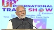 PM Narendra Modi Inaugurates Mega UP International Trade Show 2025 in Greater Noida (Watch Video)