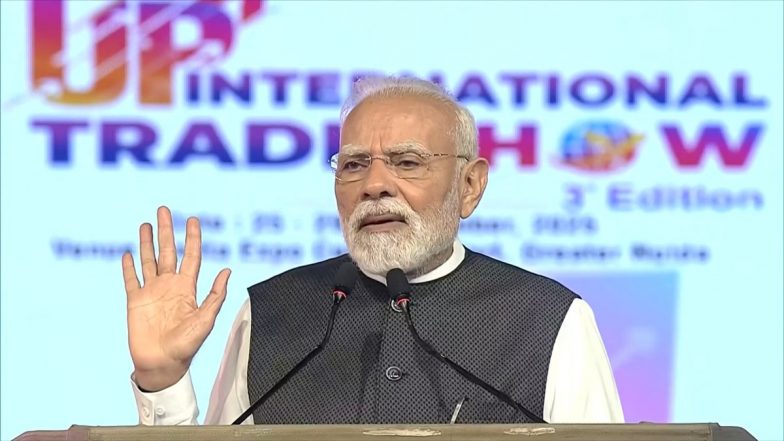 ‘Bharat Jaise Desh Ko Kisi Par Nirbhar Rehna, Ab Manzoor Nahi Hai’, Says PM Narendra Modi at UP International Trade Show 2025