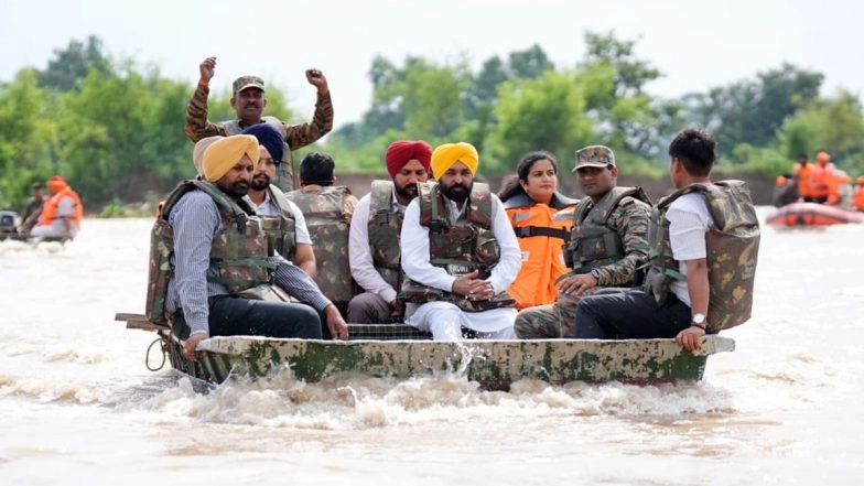 Heavy Rains Continue in Punjab and Haryana; Red Alert Issued for Several Districts