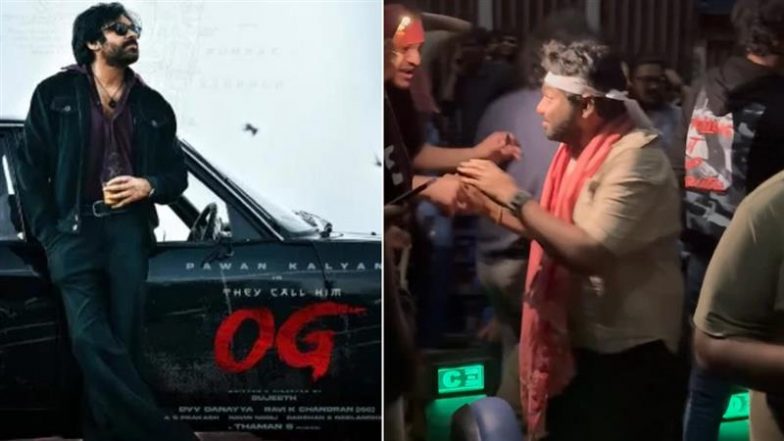 ‘They Call Him OG’ Premiere: Fans Cheer Loudly As Pawan Kalyan’s Film Hits Theatres for Its First Shows (Watch Videos)