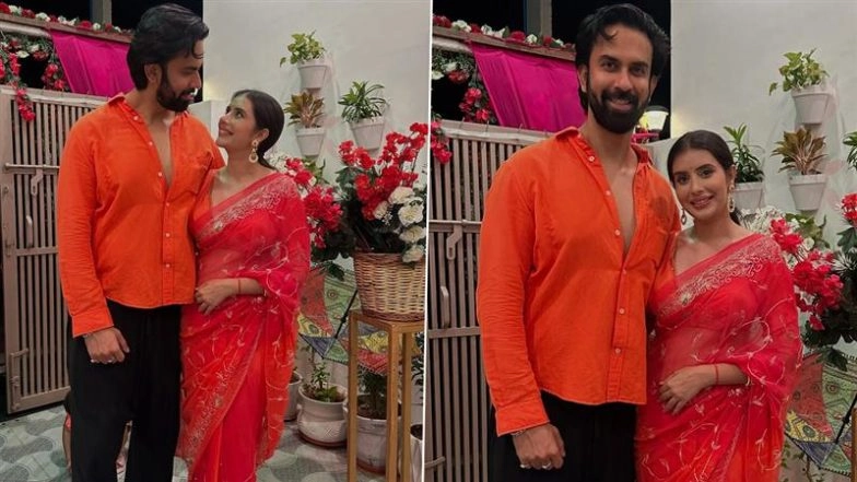 Charu Asopa and Rajeev Sen Reunite for Daughter Ziaana During Ganpati, Internet Buzzes Over Their Pictures