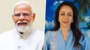 PM Narendra Modi Birthday: Hema Malini Prays for Prime Minister&rsquo;s Health and Long Life on His 75th (Watch Video)