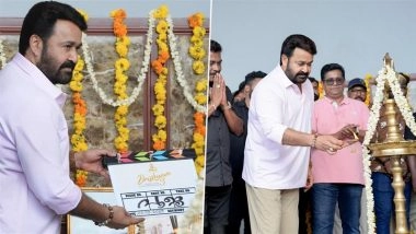 ‘Drishyam 3’: Mohanlal Begins Shoot With Traditional Puja Ahead of Receiving Dadasaheb Phalke Award (View Pics)