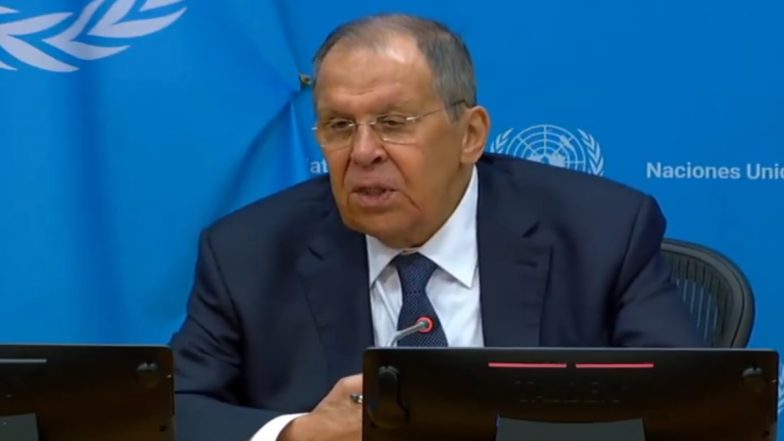 ‘Visit From Vladimir Putin Is Being Planned to New Delhi in December’, Says Russian Foreign Minister Sergey Lavrov at UNGA Session