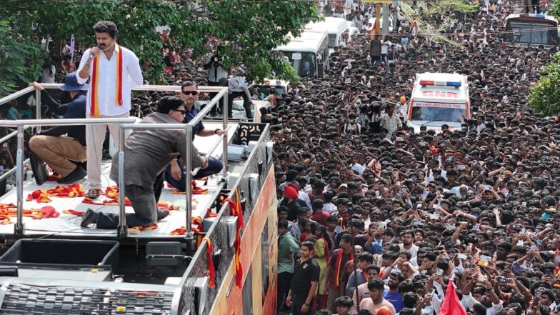 Vijay Launches TVK Campaign With Fiery Speech in Tiruchirappalli, Alleges ‘DMK Government Has Not Fulfilled a Single Promise’