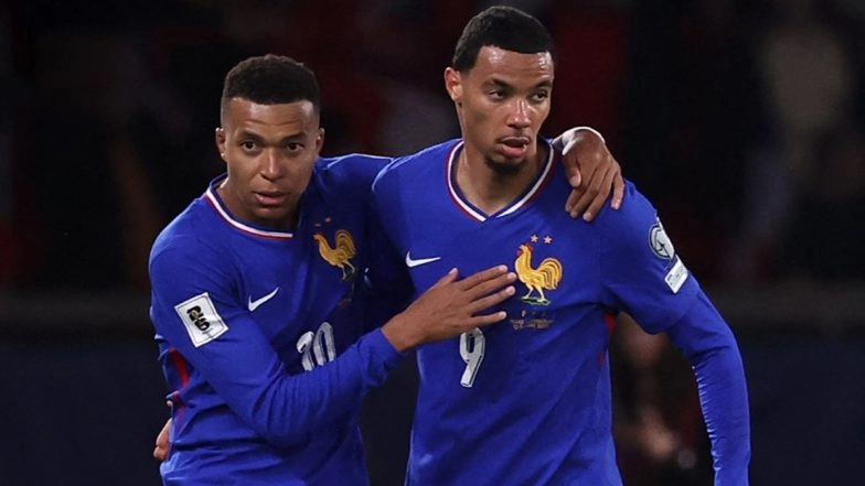 France 3-0 Azerbaijan FIFA World Cup European 2026 Qualifiers: Kylian Mbappe, Adrien Rabiot, Florian Thauvin Find Net Each To Put Les Bleus On Cusp of Qualification