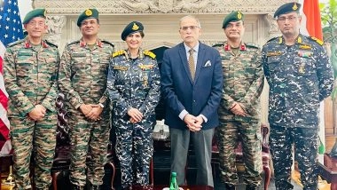 US: Vinay Kwatra Interacts With Indian Armed Forces Medical Team in Washington, Indian Envoy Says ‘Visit To Boost Military Medicine Cooperation’