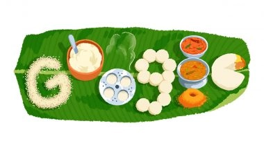 Idli Google Doodle: Search Engine Giant Celebrates the South Indian Delicacy With Vibrant Doodle