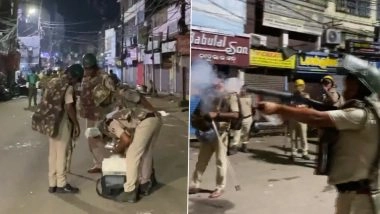 Cuttack Unrest: Clash Erupts During Durga Puja Immersion in Odisha City; Heavy Police Deployed (Watch Videos)