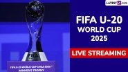 On Which Channel FIFA U-20 World Cup 2025 Live Telecast in India is Available? How To Watch U20 WC Football Matches Live Streaming Online?