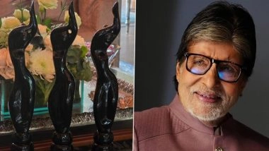 Filmfare Awards 2025: Amitabh Bachchan Humbled After Receiving Black Lady Along With Wife Jaya and Abhishek Bachchan (See Post)