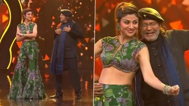 ‘Super Dancer Chapter 5’: Mithun Chakraborty Celebrates 50 Years in Bollywood With Energetic Dance, Joined by Shilpa Shetty; Contestants Pay Tribute in Special Episode (Watch Video)