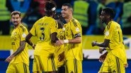 Al-Hazem 0-2 Al-Nassr, Saudi Pro League 2025-26: Cristiano Ronaldo Slams 950th Career Goal As Knights of Najd Continue Unbeaten Run (Watch Goal Video Highlights)