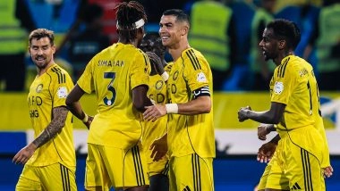 Al-Hazem 0-2 Al-Nassr, Saudi Pro League 2025-26: Cristiano Ronaldo Slams 950th Career Goal As Knights of Najd Continue Unbeaten Run (Watch Goal Video Highlights)