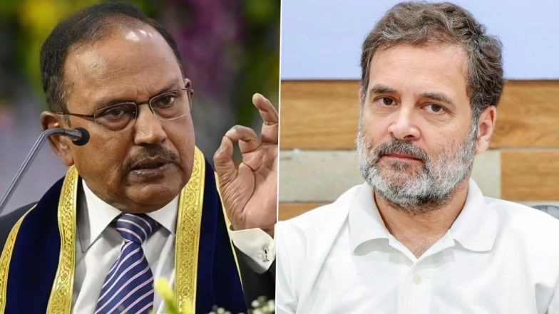 NSA Ajit Doval Targets Rahul Gandhi for Attacking Electoral System, Says &lsquo;Threat of Disinformation Eroding Credibility of National Institutions&rsquo;