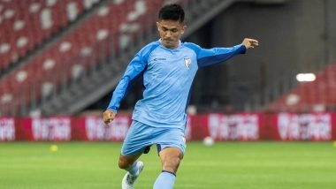 Will Sunil Chhetri Play Tonight in India vs Singapore AFC Asian Cup 2027 Qualifiers Match? Here’s the Possibility of Bengaluru FC Star Featuring in Starting XI