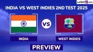 When is IND vs WI 2nd Test 2025 Match? What is The H2H Record? Who Are The Key Players? Read India vs West Indies Match Preview