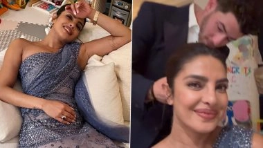 Priyanka Chopra Thanks Husband Nick Jonas ‘Again and Always’ for Untying Her Hair (See Pics and Video)