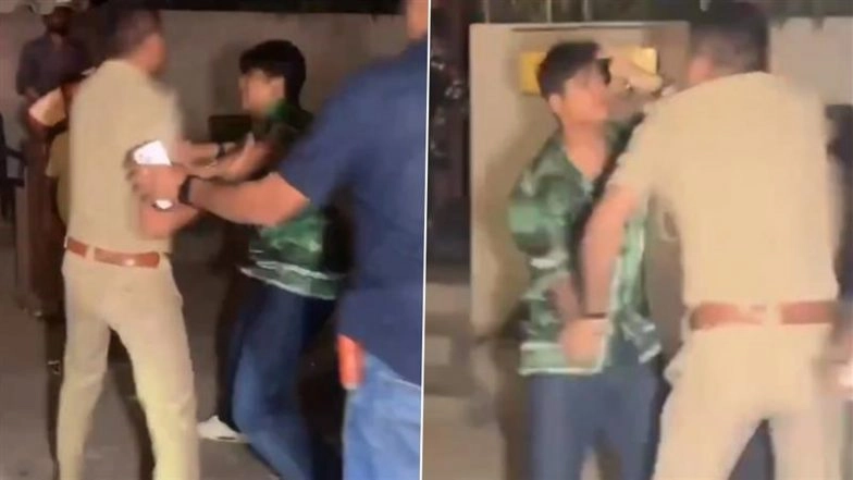 ‘Video Band Kar’: Sameer Shah’s Son Gets Into Fight With Gujarat PSI After Police Raid Liquor Party, Congress Slams BJP Govt (Watch Video)