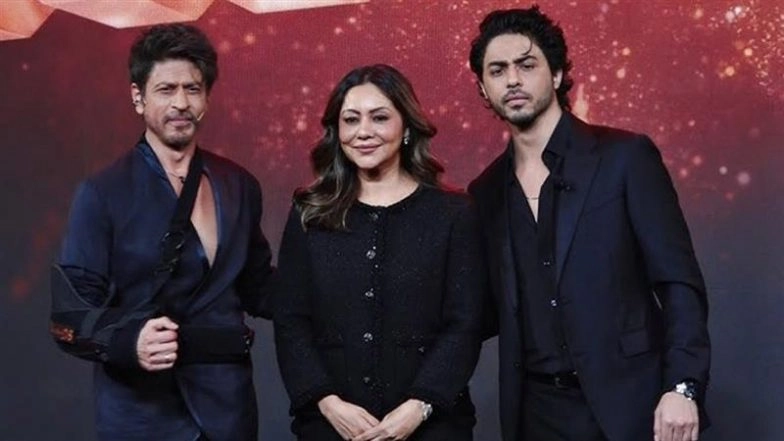 ‘I’m Sure He Will Be Working on It’: Shah Rukh Khan’s Playful Reply to Fan Asking About Aryan Khan’s ‘Ba***ds of Bollywood’ Sequel Goes Viral, Sparks Buzz About Season 2 (View Post)