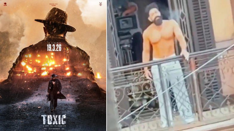 ‘Toxic’: Yash’s Shirtless Smoking Scene From Geetu Mohandas’ Upcoming Actioner Gets Leaked; Netizens React, Say ‘Tsunami Guarantee’ (Watch Video)