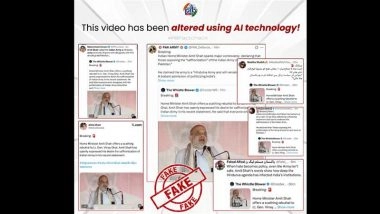 Did Amit Shah Express His Desire for Saffronisation of Indian Army? PIB Fact Check Debunks AI-Generated Deepfake Video