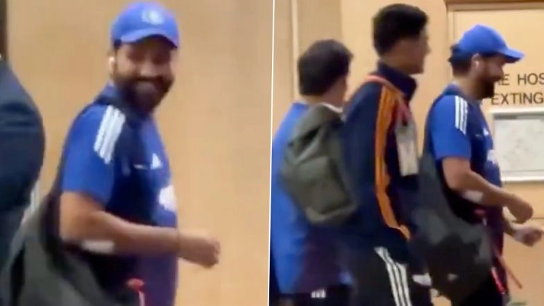 Rohit Sharma Laughs At Gautam Gambhir's Joke About Retirement After Opener Slams Half-Century During IND vs AUS 2nd ODI 2025 (Watch Video)
