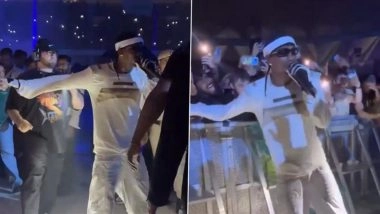 Travis Scott Delhi Concert: ‘FE!N’ Singer Pulled by Excited Fans As He Steps Down From Stage To Interact With Crowd – Here’s What Happened Next! (Watch Video)