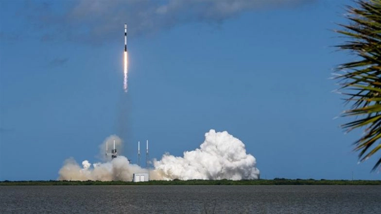 SpaceX Falcon 9 Completes Double-Header Launch, Carrying 56 Starlink Satellites to Low-Earth Orbit From Florida and California