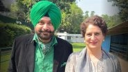 Navjot Singh Sidhu Meets Priyanka Gandhi in Delhi, Sparks Speculation About Political Comeback Amid Wife Navjot Kaur Sidhu&rsquo;s Punjab Assembly Elections 2027