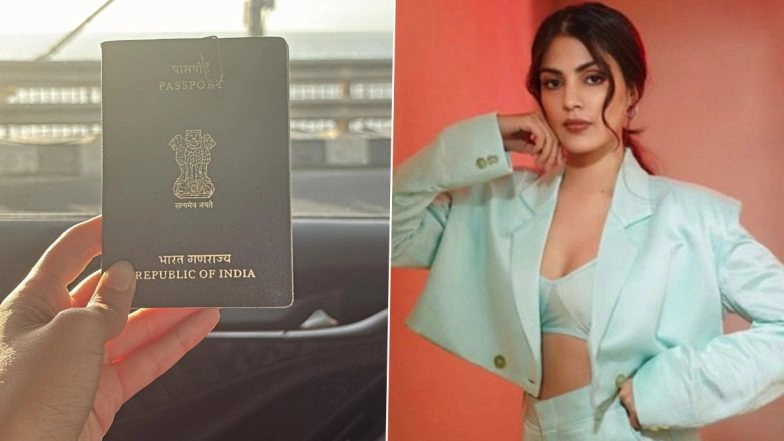 Rhea Chakraborty Says &lsquo;Satyameva Jayate&rsquo; As She Gets Her Passport Back After 5 Years in Sushant Singh Rajput Case (View Post)